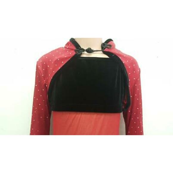 Dance Costume American Dancewear Small Adult Red Unitard Jazz - Picture 1 of 5